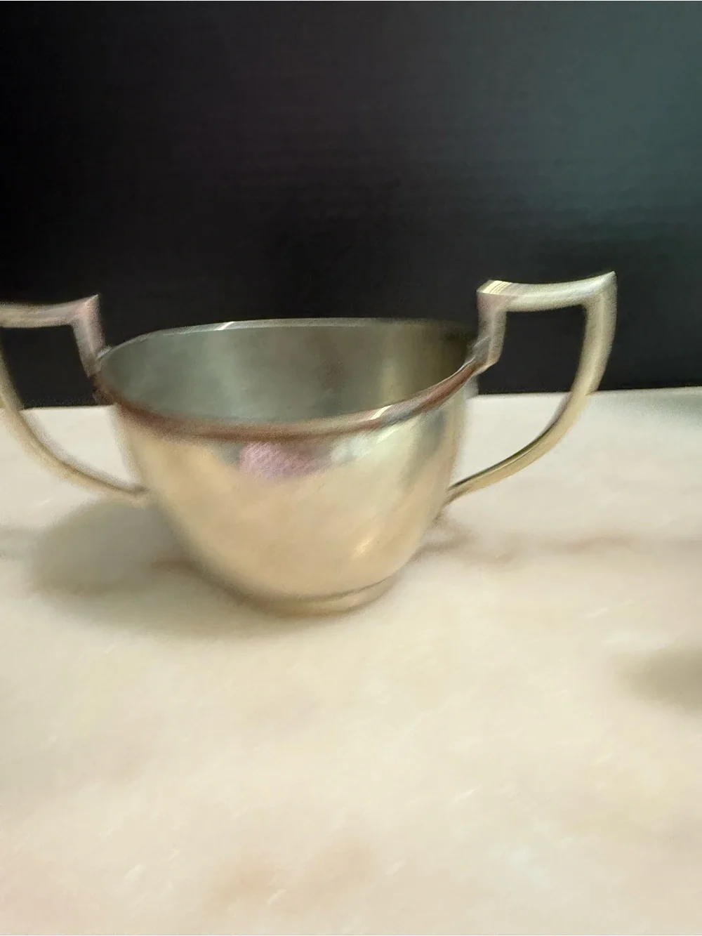 Advance Eng. Works Sialkot Creamer and Sugar Dish Vintage 1970s